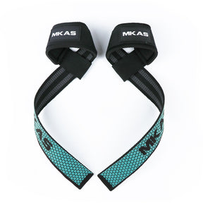 MKAS Weight lifting Wrist Straps Fitness Bodybuilding Training Gym lifting straps with Non Slip Flex Gel Grip - Belts4Cheap